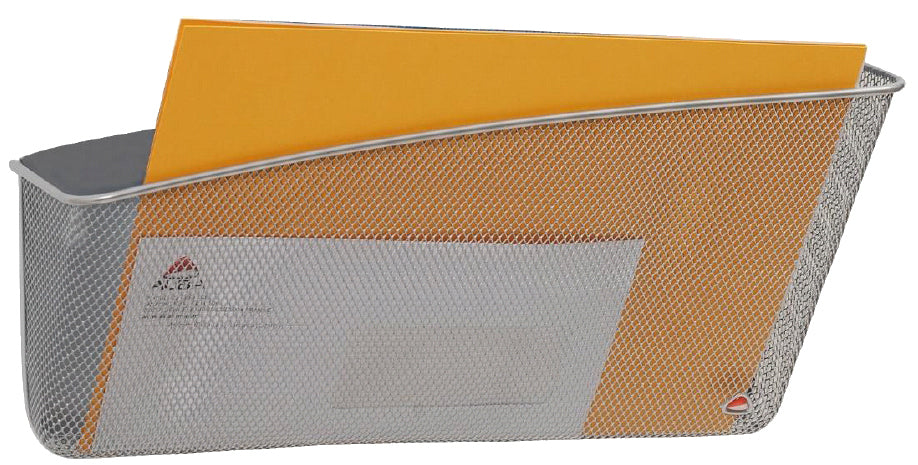 ALBA Wand-Prospekthalter MESHFILEMAG, magnetisch, grau