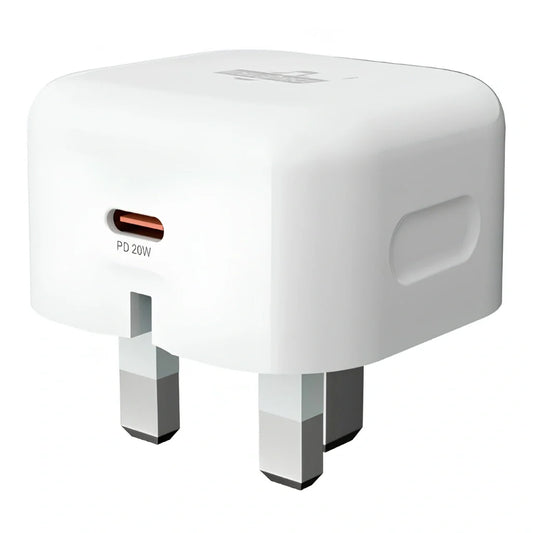 Foldable Type-C Charger - 20W PD Fast Charging Plug - Free Charging Cable