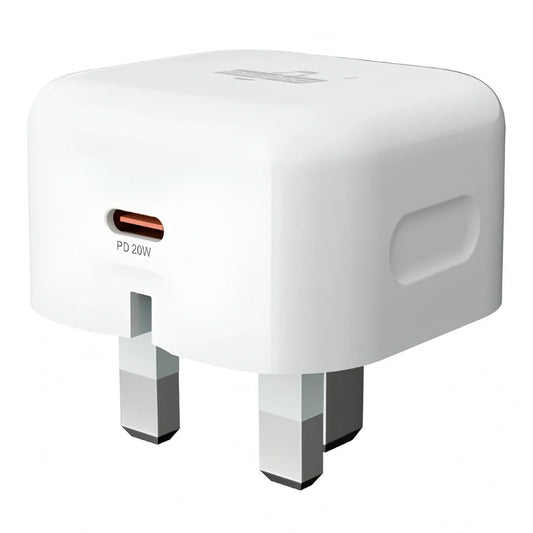 Foldable Type-C Charger - 20W PD Fast Charging Plug - Free Charging Cable