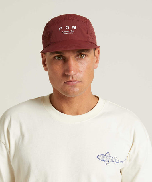 Outdoor Adventure Cap - Burgundy