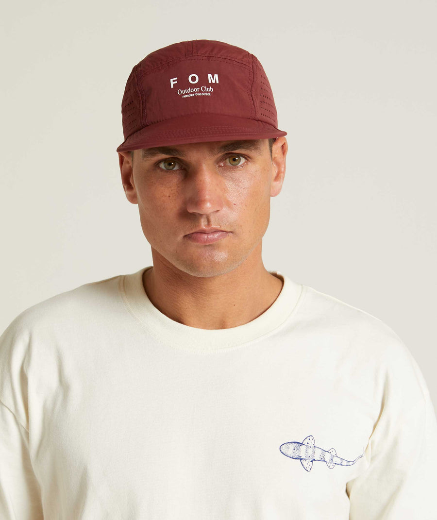 Outdoor Adventure Cap - Burgundy