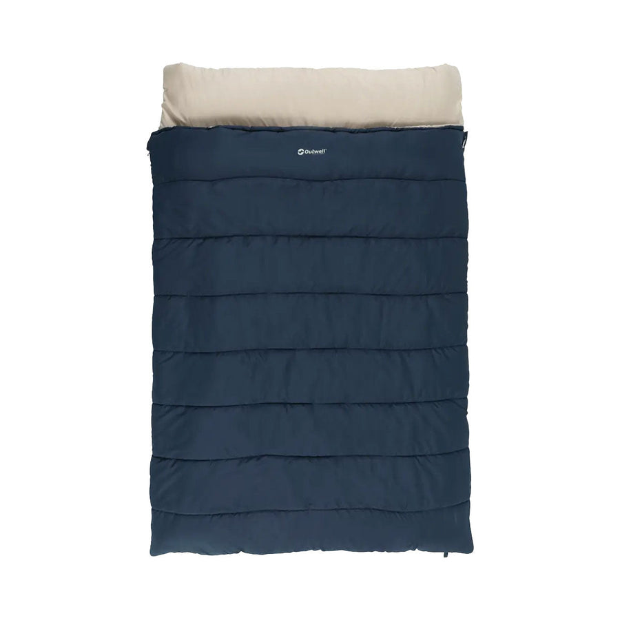 Outwell Contour Lux Double Sleeping Bag - Deep Blue