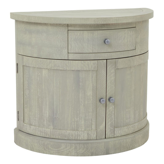 Saltaire Collection Half Moon 2 Door 1 Drawer Cupboard