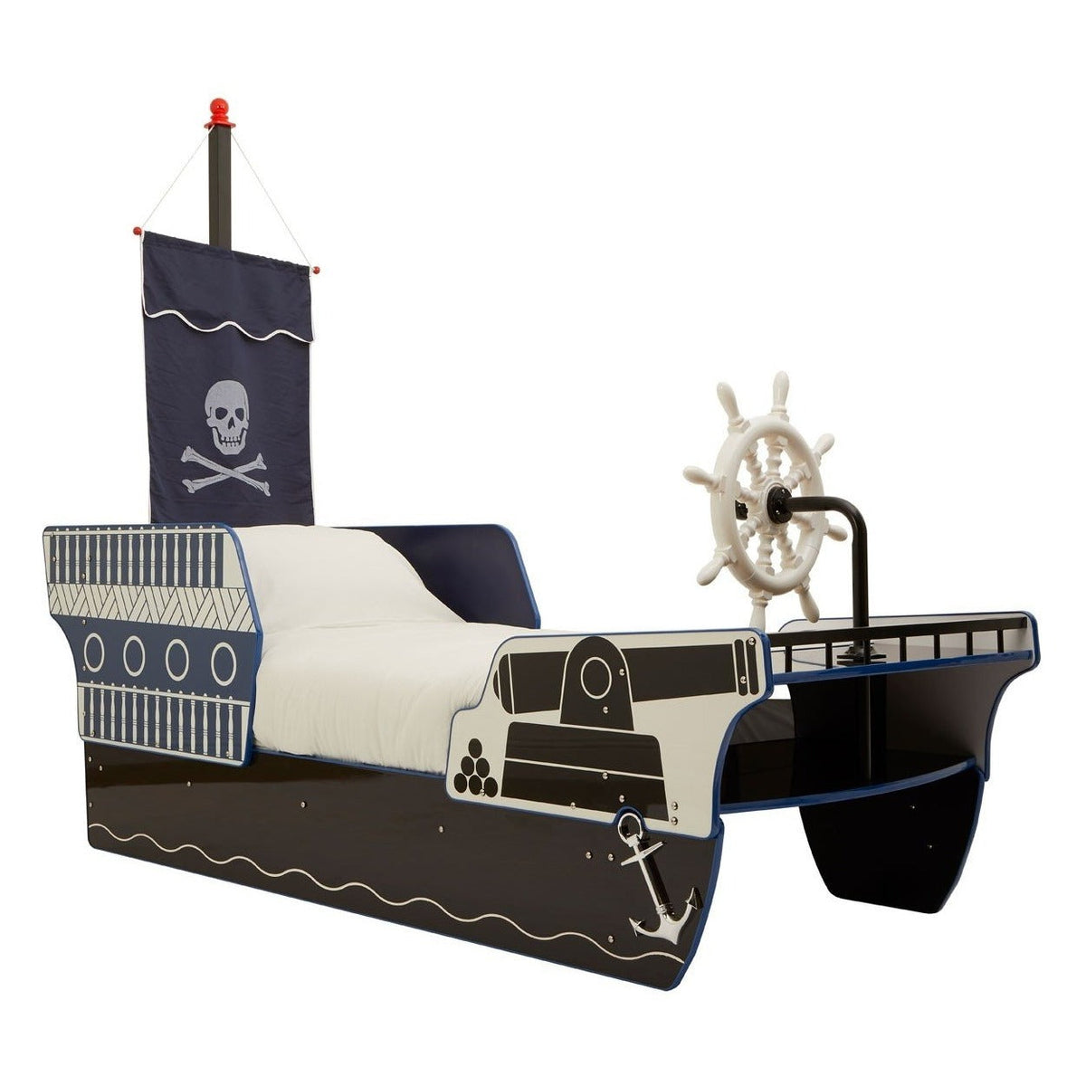Kids Pirate Ship Bed - BED & MATTRESS
