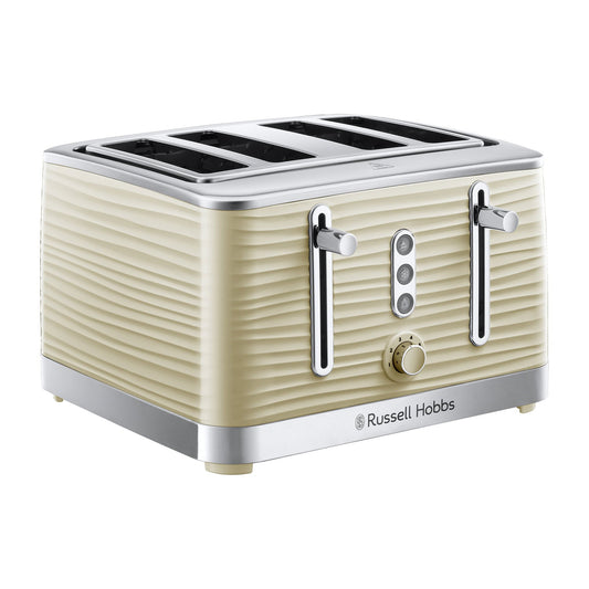 Russell Hobbs Inspire 4 Slice Toaster in Cream