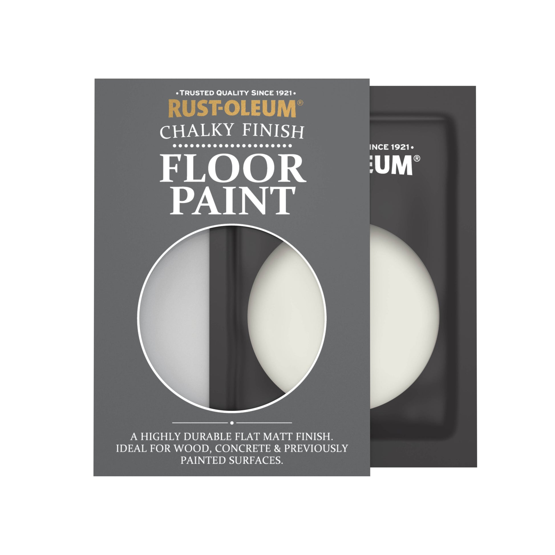 Rust-Oleum Beige Chalky Floor Wood & Concrete Paint - Portland Stone 10ml