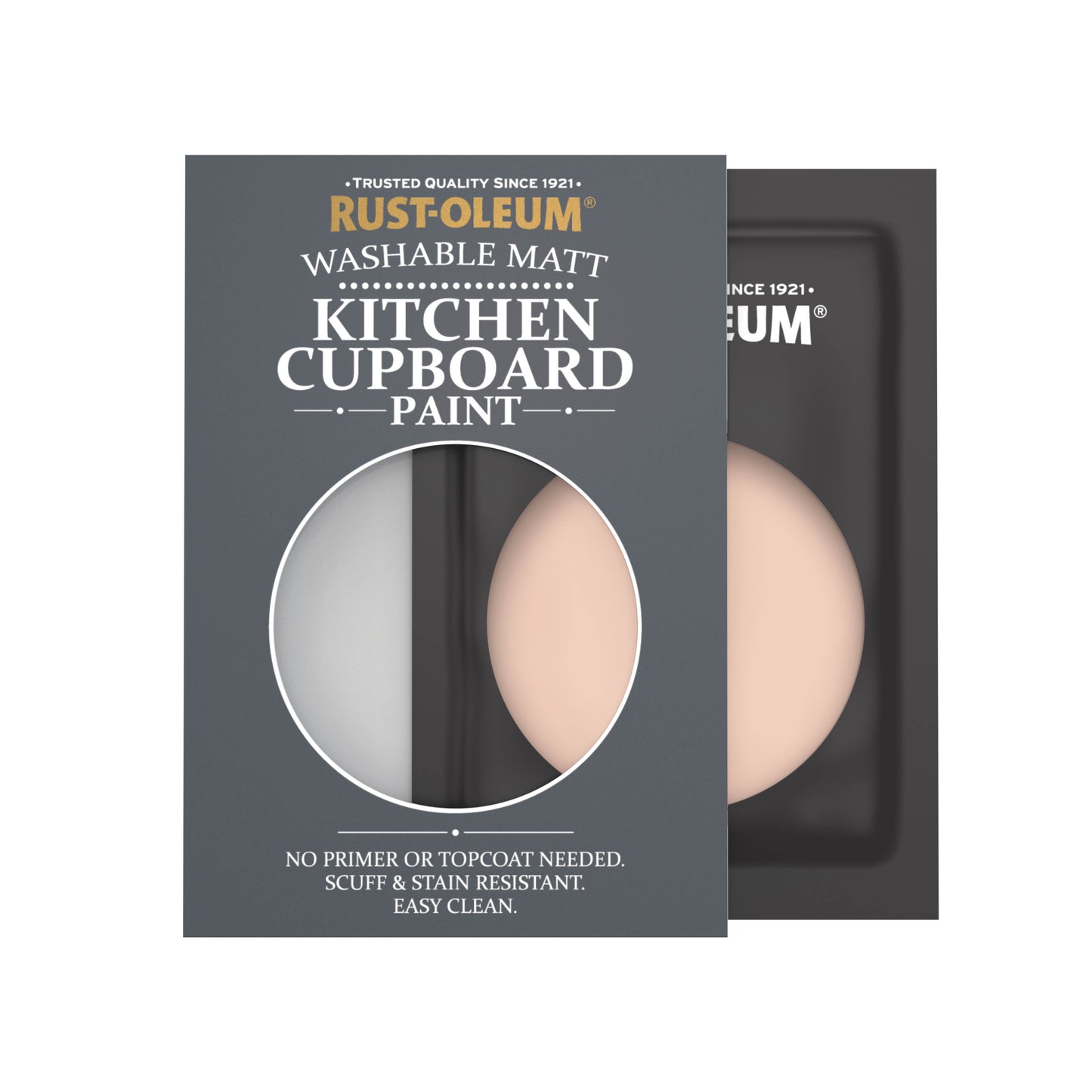 Rust-Oleum Orange Matt Finish Kitchen Cupboard Paint - Coral 10ml