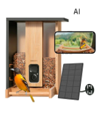 Birdfy Feeder Bamboo Mini Bird Feeder With Camera