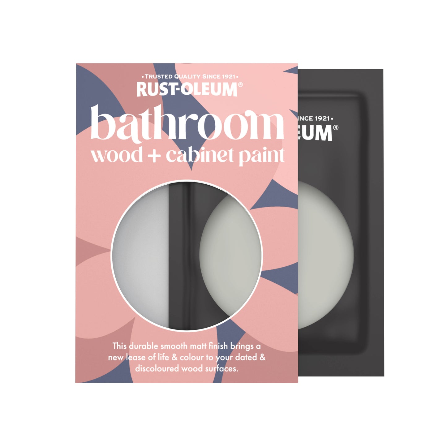 Rust-Oleum Grey Matt Bathroom Wood & Cabinet Paint - Grey Tree 10ml