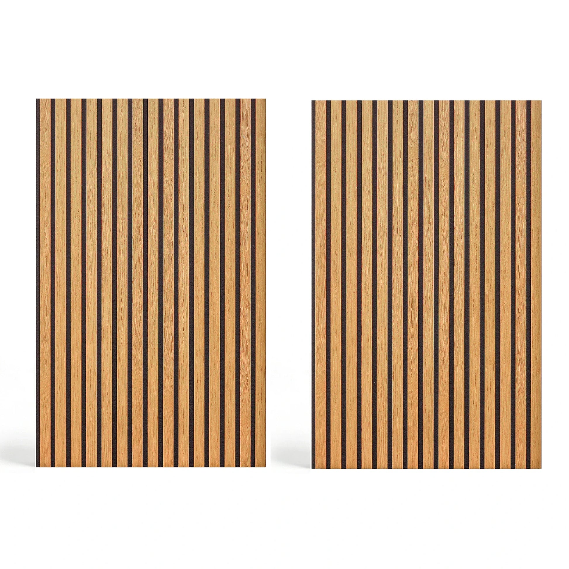 Acoustic Slat Wood Wall Panel - Oak - 1200 - 2 Pack