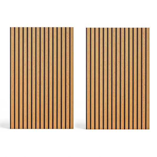 Acoustic Slat Wood Wall Panel - Oak - 1200 - 2 Pack