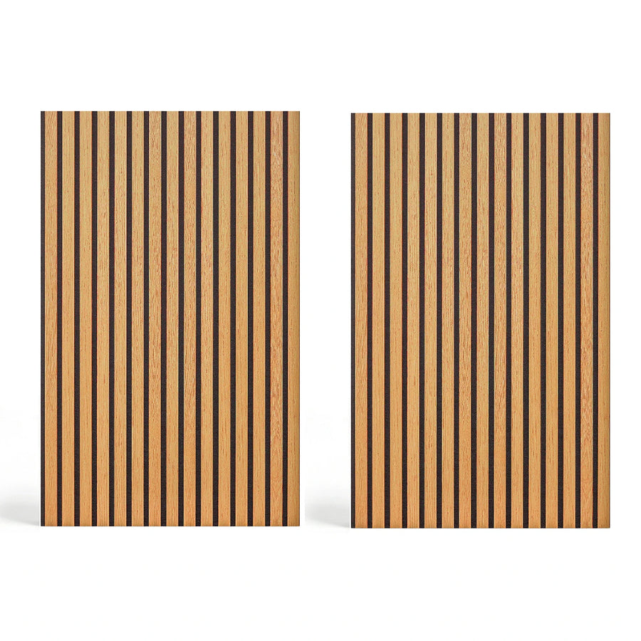 Acoustic Slat Wood Wall Panel - Oak - 1200 - 2 Pack