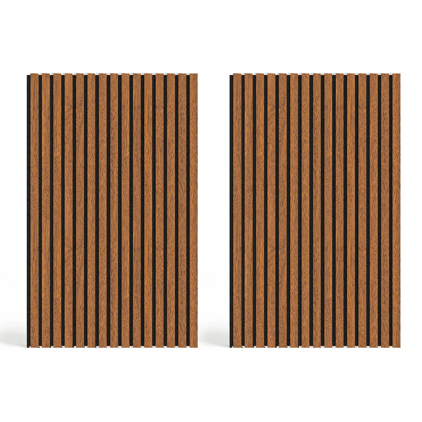 Acoustic Slat Wood Wall Panel - WALNUT - 1200 - 2 Pack