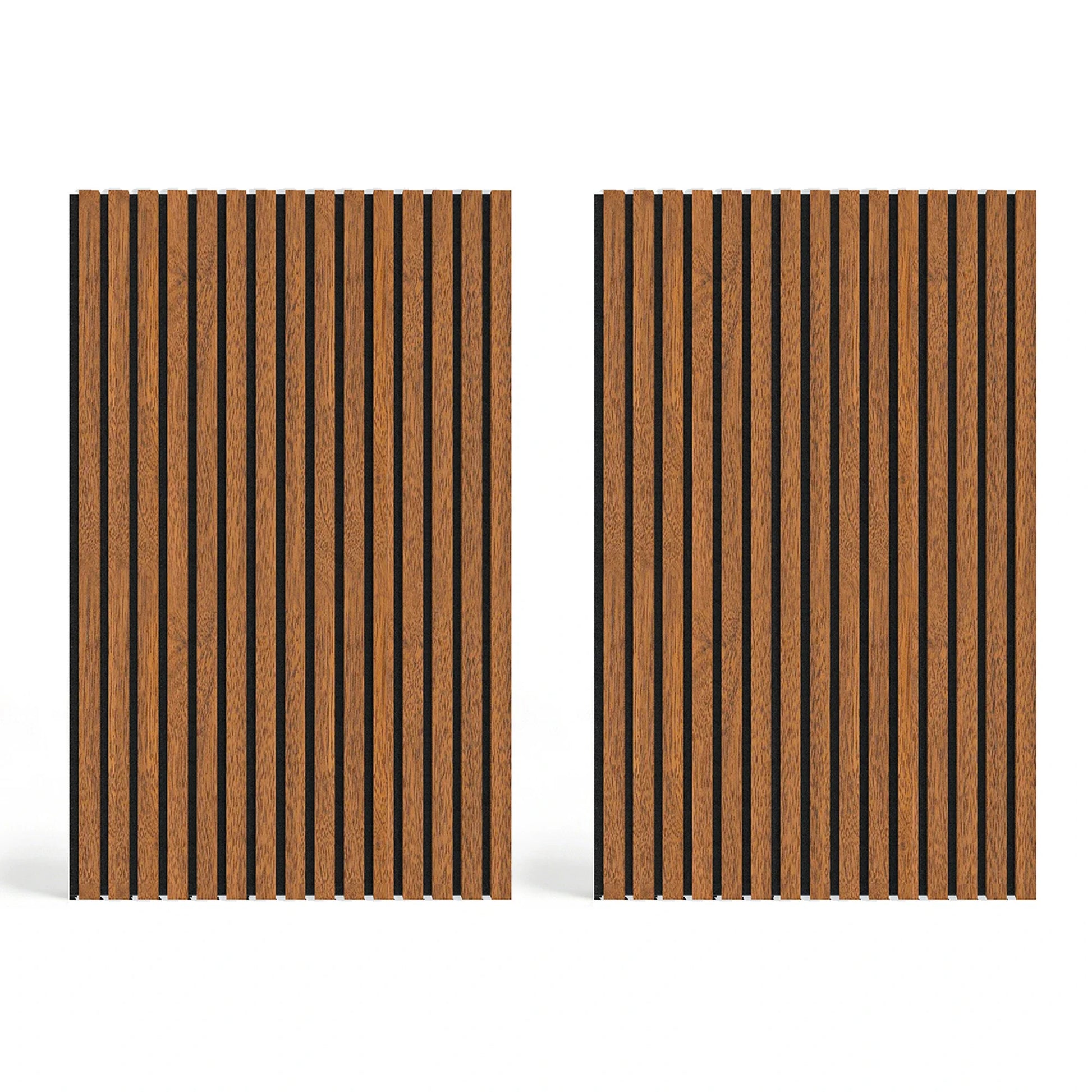 Acoustic Slat Wood Wall Panel - WALNUT - 1200 - 2 Pack