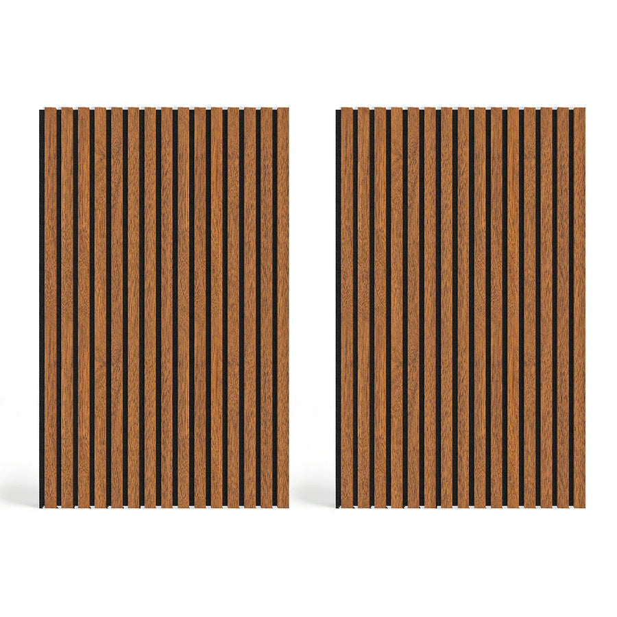 Acoustic Slat Wood Wall Panel - WALNUT - 1200 - 2 Pack