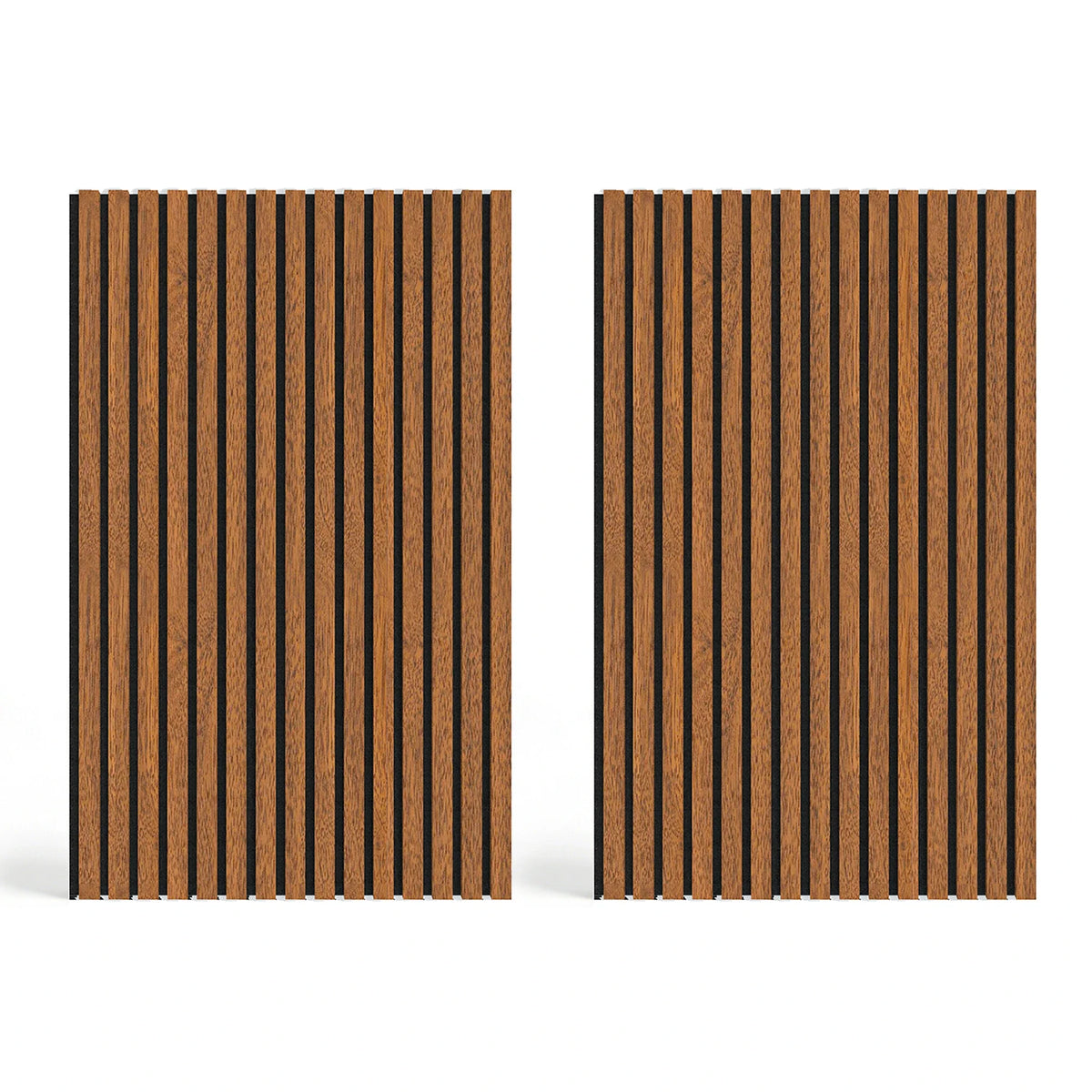Acoustic Slat Wood Wall Panel - WALNUT - 1200 - 2 Pack