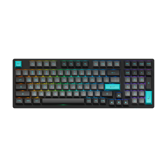 Black & Cyan 3098N - TTC Flame Red