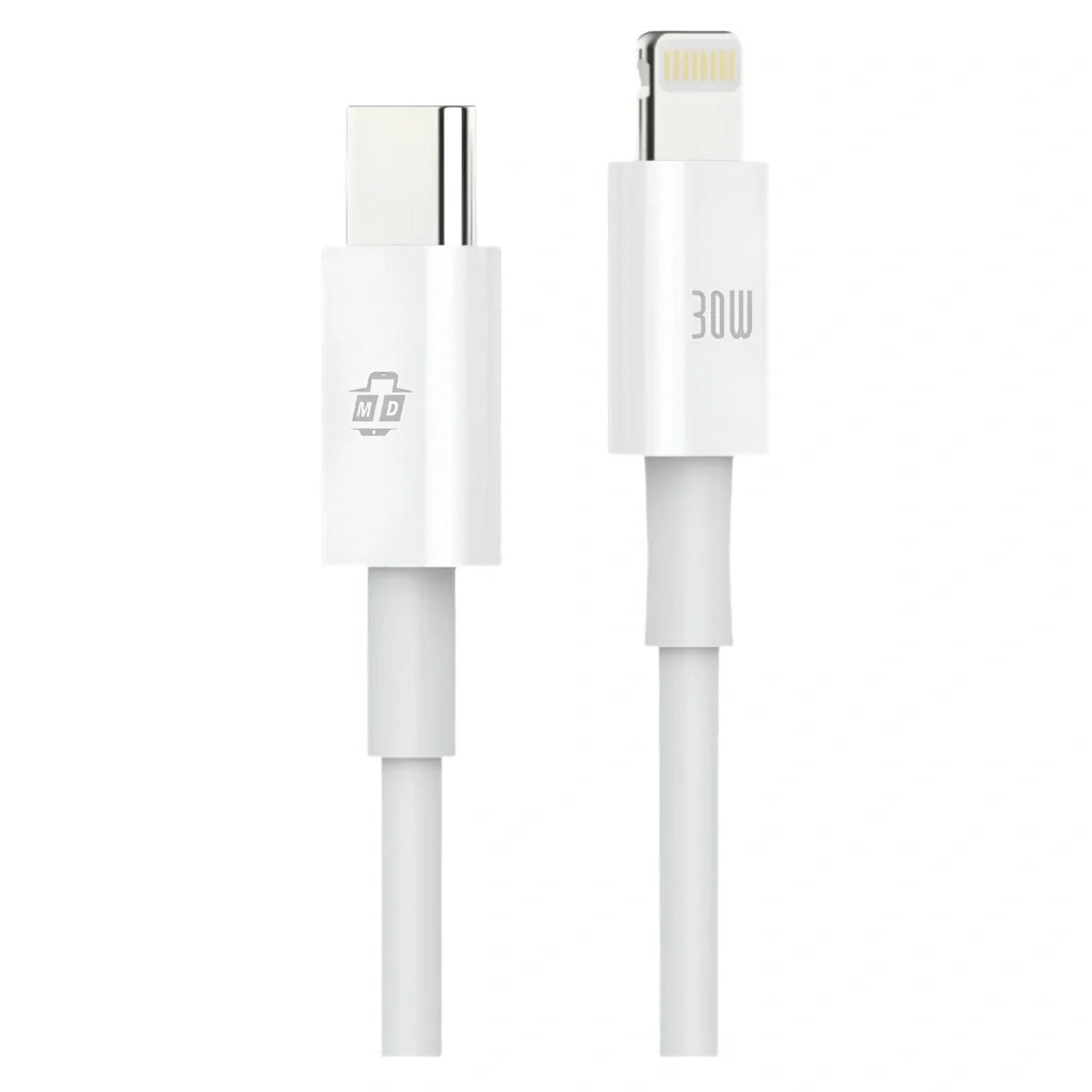30W - USB-C to Lightning Charging Cable