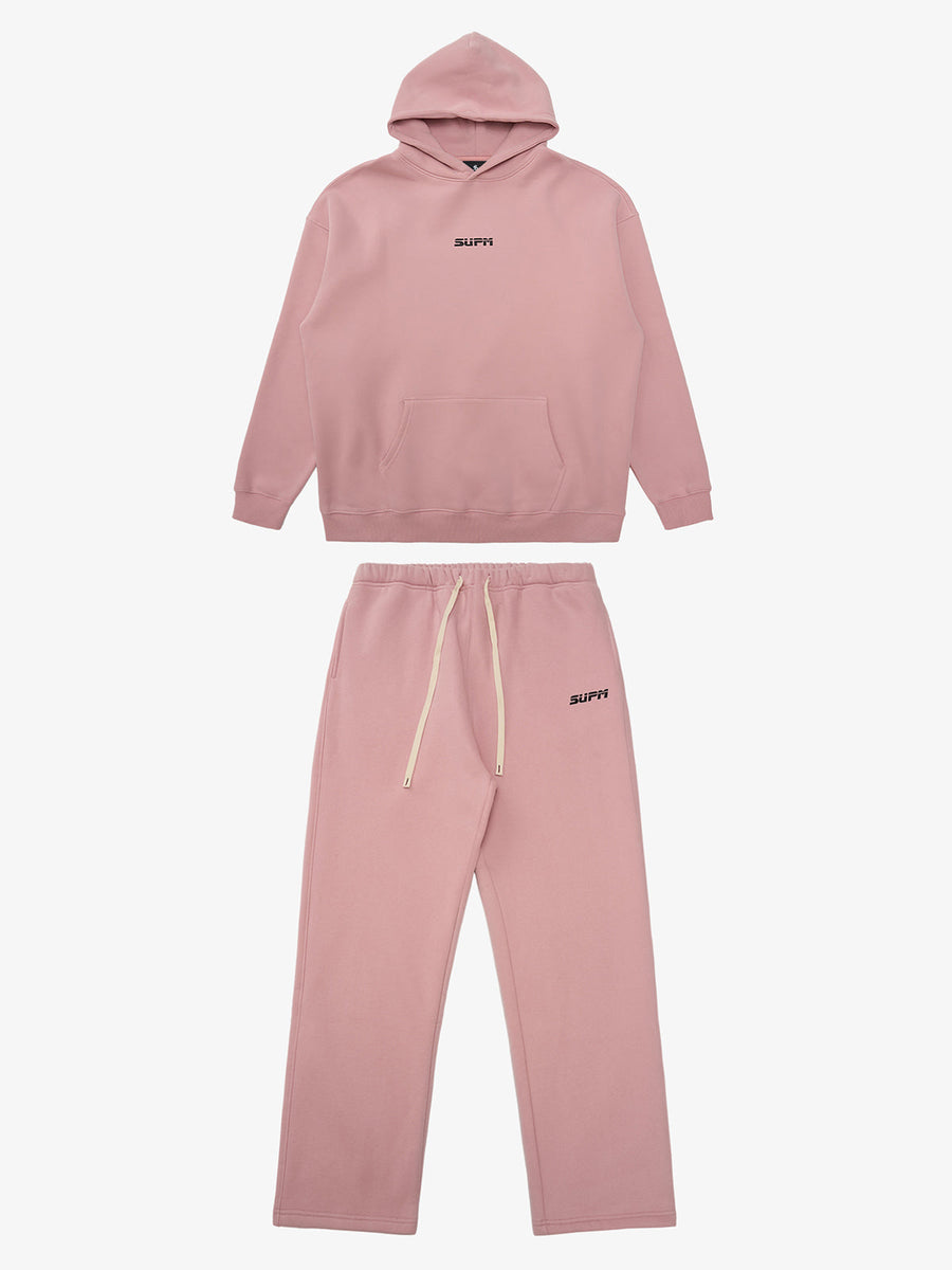 SUPM Pink Cloud Hoodie Set - Pink / M / Set