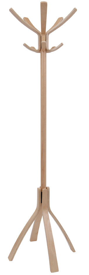 ALBA Garderobenständer , CAFE, , (H)1.760 mm, dunkles Holz