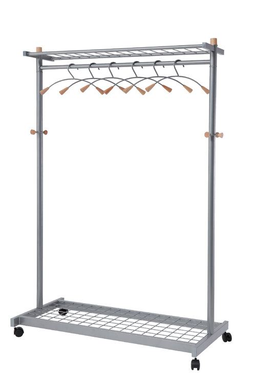 ALBA Garderobenwagen , LUX, , mobil, (H)1.800 mm, silber