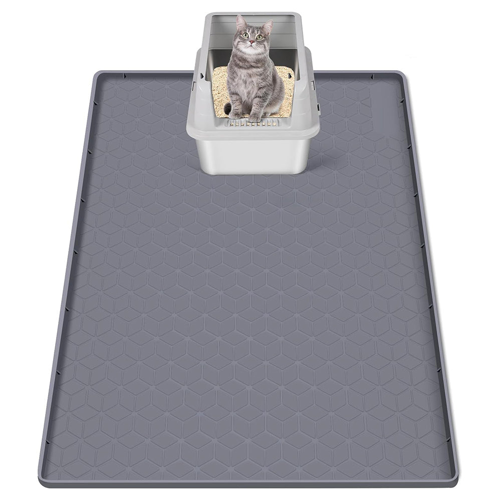 33.8" x 22" Rhombus Silicone Mat Litter Trapping Mat - 33.8"x22"