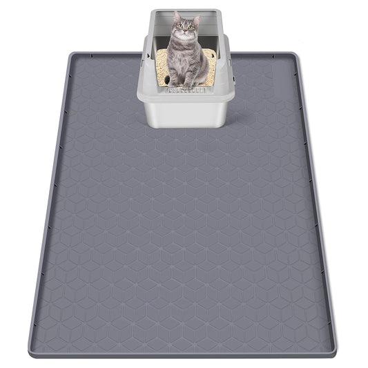 33.8" x 22" Rhombus Silicone Mat Litter Trapping Mat - 33.8"x22"