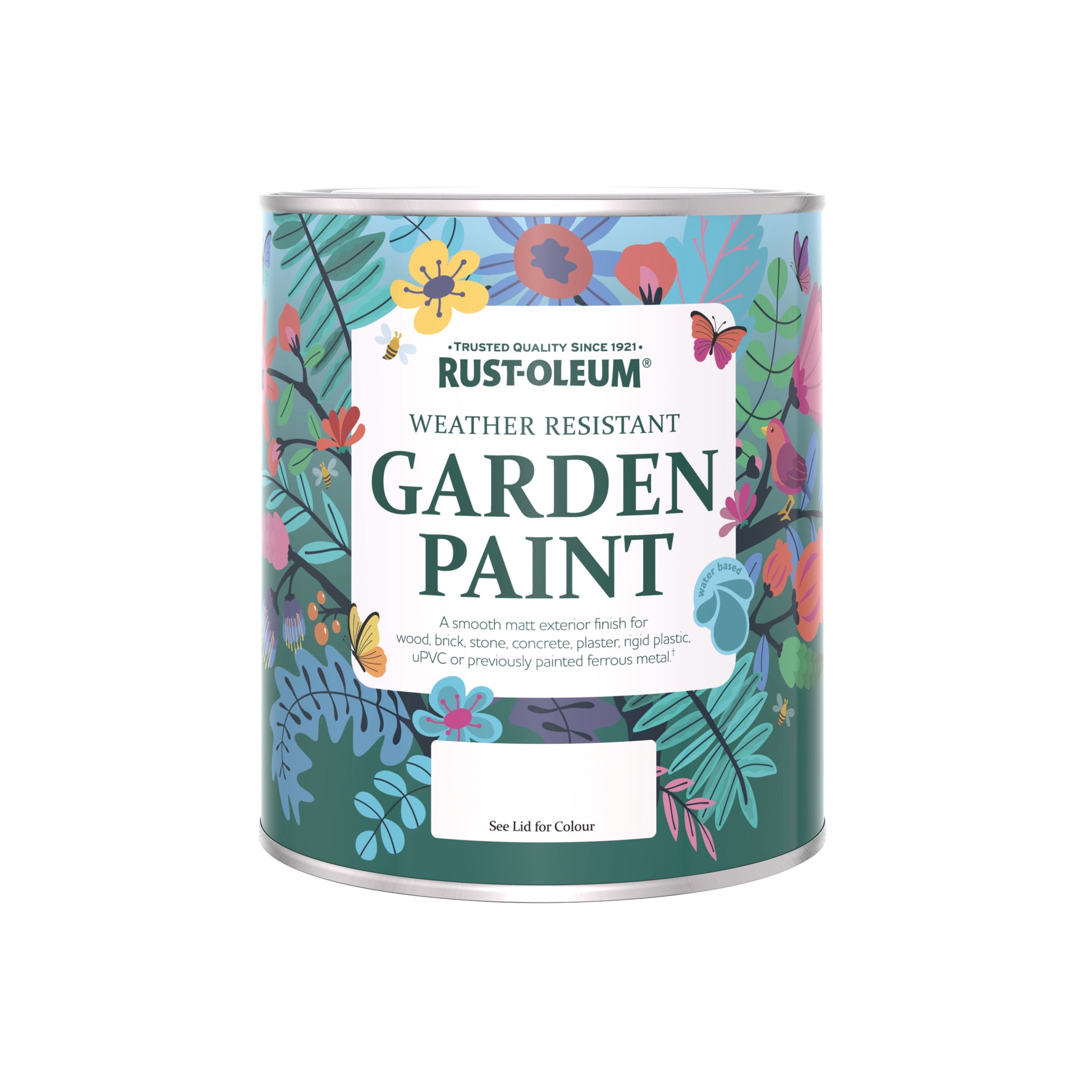 Rust-Oleum Blue Matt Finish Garden Paint - Blueprint 750ml