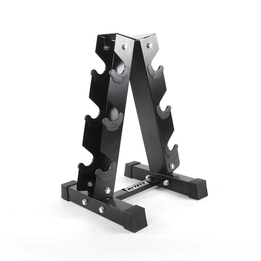 RitFit A-Frame Kurzhantelständer - 3-Paar – Schwarz