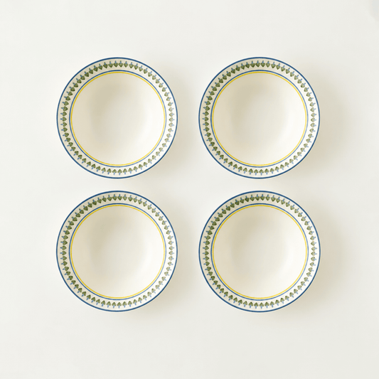 Lemoncello Porcelain Soup Bowls (Set of 4)