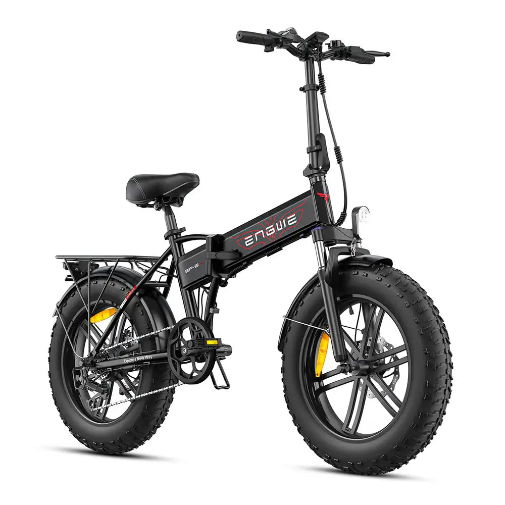 Engwe EP-2 BOOST 250W 20-Inch Fat Tire Foldable Electric Bike with Torque Sensor and 48V 13Ah Battery