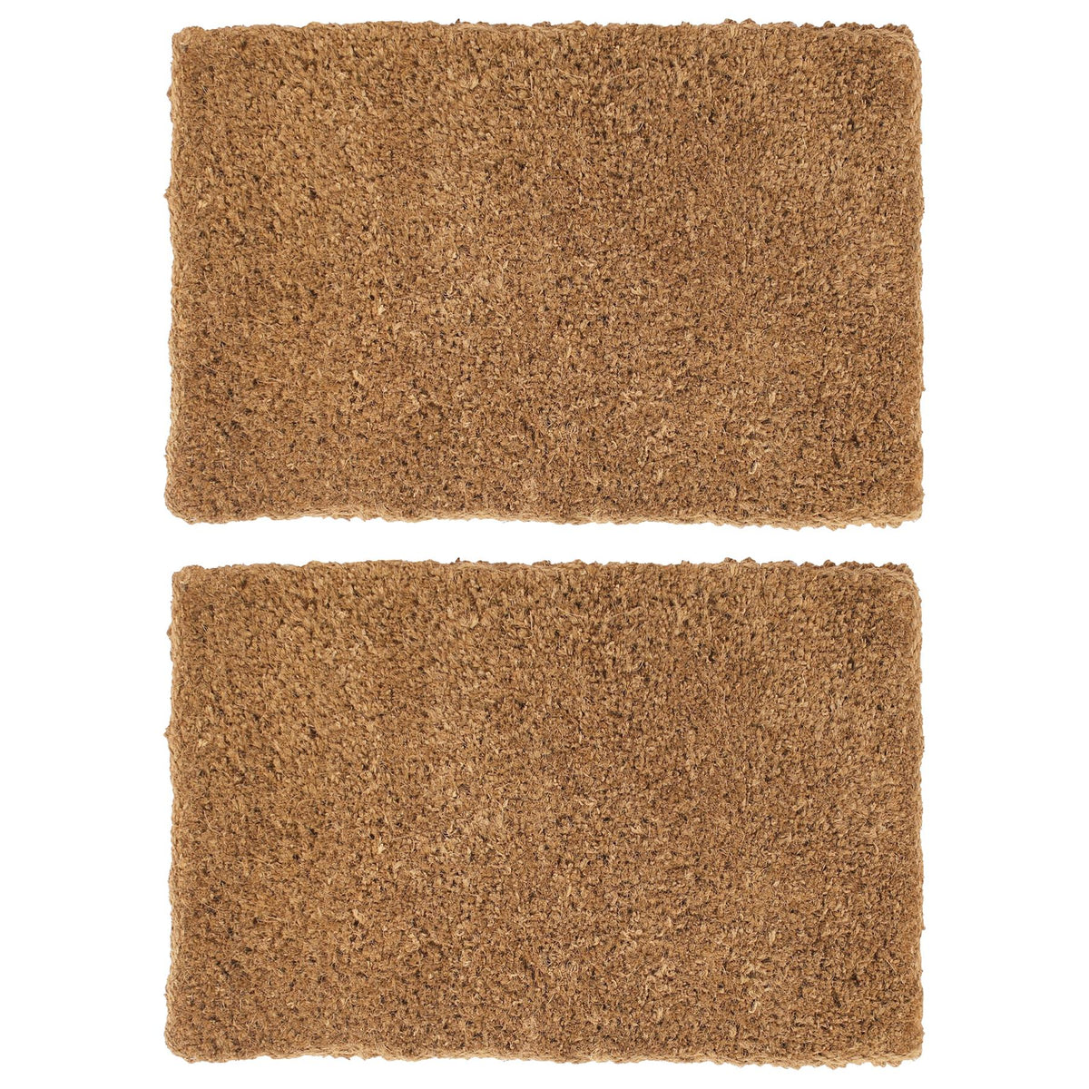 Premium Handmade 90cm x 60cm Coir Doormats - Pack of Two