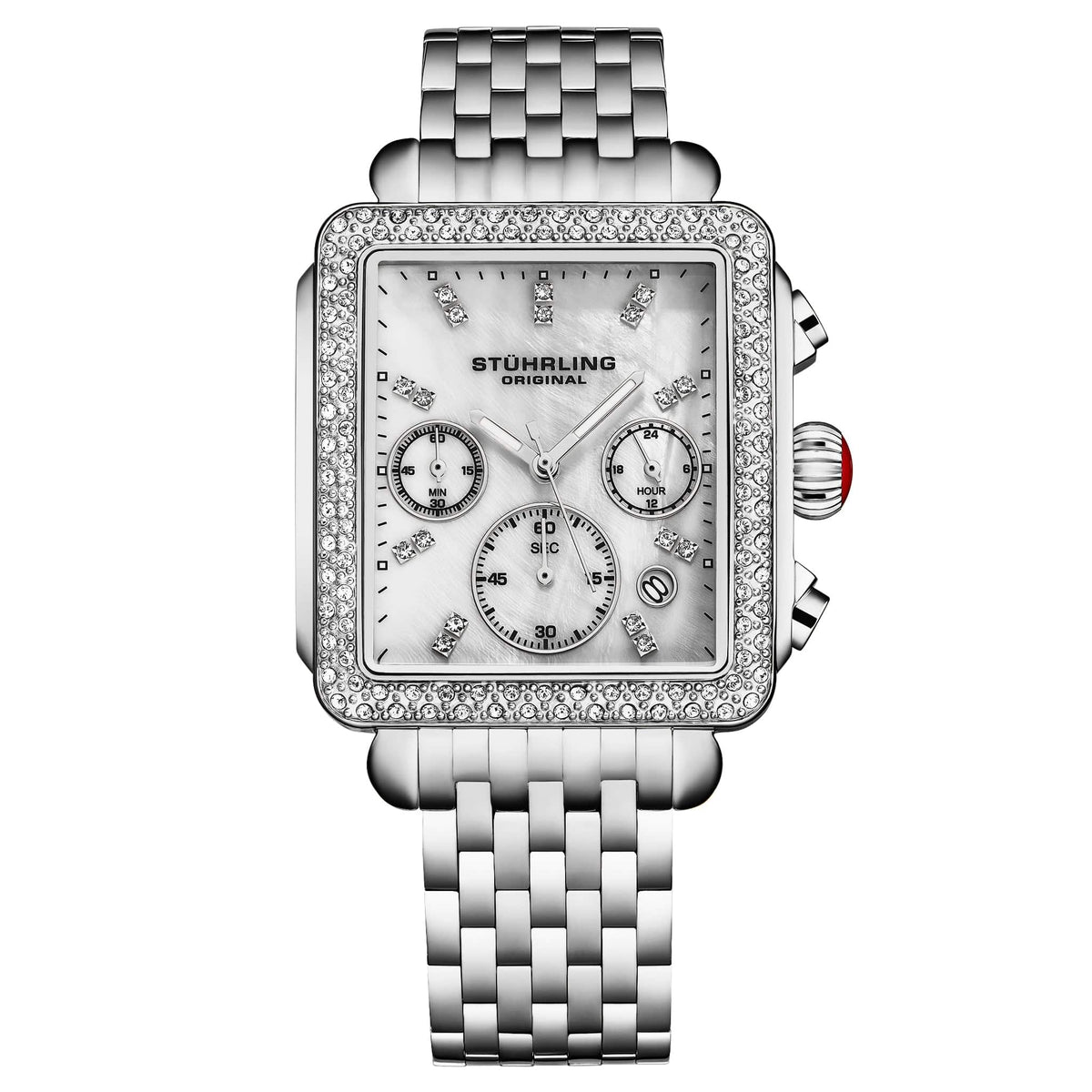 Stührling Arista 4083 Monaco Women's 35mm - Mother-of-pearl Dial/Stainless Steel Bracelet