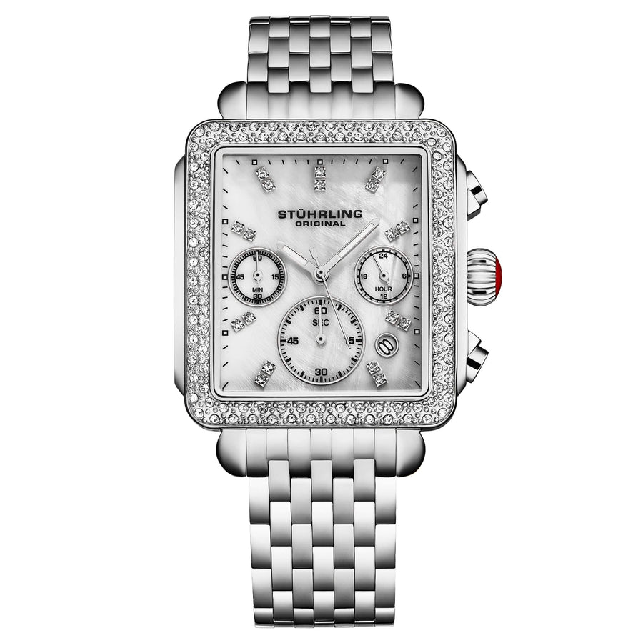 Stührling Arista 4083 Monaco Women's 35mm - Mother-of-pearl Dial/Stainless Steel Bracelet