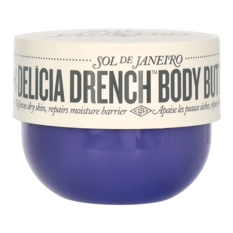 Sol De Janeiro Body Butter: Delicia Drench 240ml Super Hydrating & Nourishing Cream for Soft, Glowing Skin