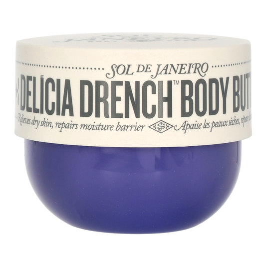 Sol De Janeiro Body Butter: Delicia Drench 240ml Super Hydrating & Nourishing Cream for Soft, Glowing Skin