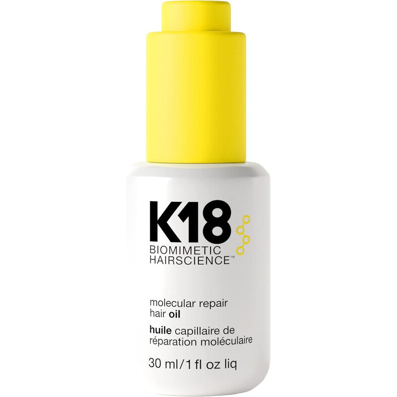 K18 Molecular Repair Hair Oil 30ml: Leave-In Hair Treatment Serum for Damaged Hair Repair & Hydration