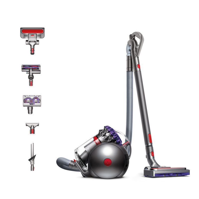 Dyson Big Ball Animal 2 Upright Vacuum Cleaner for Pet Hair, in Iron and Purple, Allergen Sealing Technology, Powerful Suction