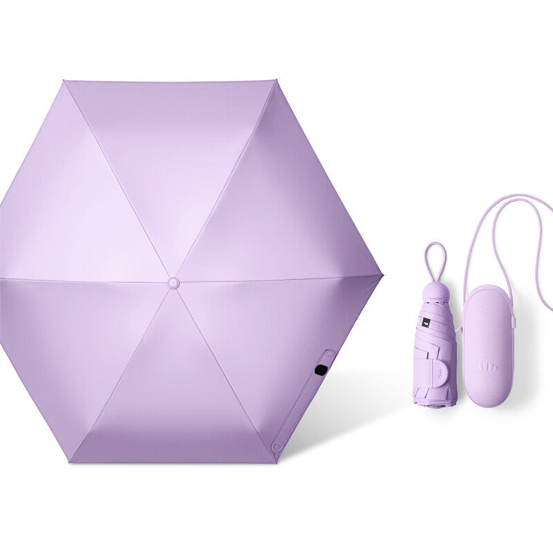 Beneunder 5-Fold Blackout Capsule Umbrella BM01d - Frost Purple