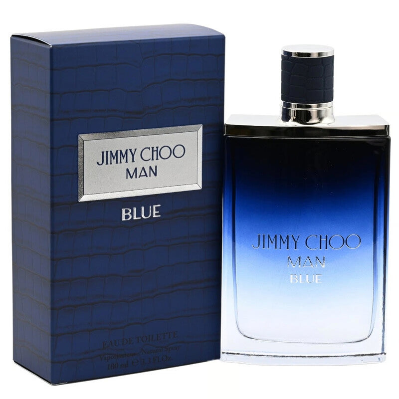 Jimmy Choo Man Blue - Eau de Toilette for Men, Fresh & Aquatic Masculine Fragrance with Fruity Notes, 100ml