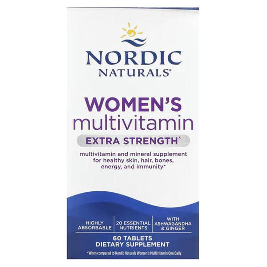 Nordic Naturals Multivitamin Daily Wellness Support for Women Extra Strength Tablets - 60 Tablets