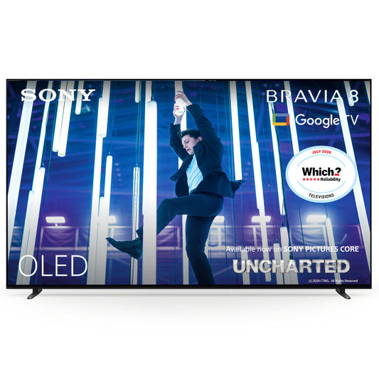 Sony 65" BRAVIA 8 OLED 4K HDR Smart Google TV | For PS5, Dolby Vision Atmos, a Premium Home Cinema Television Experience