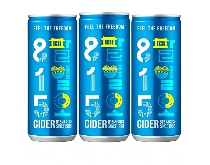 Woongjin 815 Cider 사이다 (CAN) 250ml x 3pcs