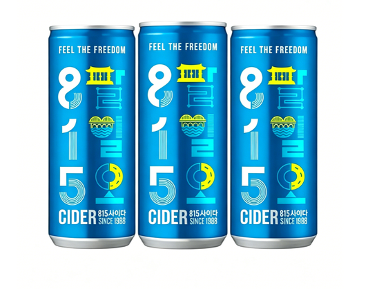 Woongjin 815 Cider 사이다 (CAN) 250ml x 3pcs