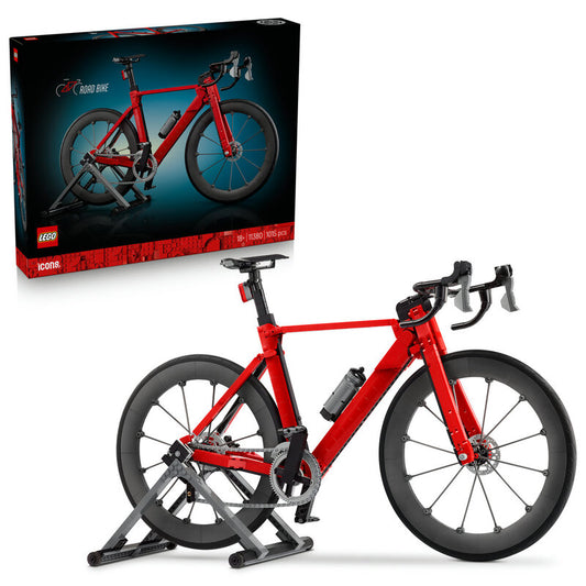 LEGO Icons Road Bike 11380 Building Set for Adults, Collectible Toy Model for Creative Construction and Display
