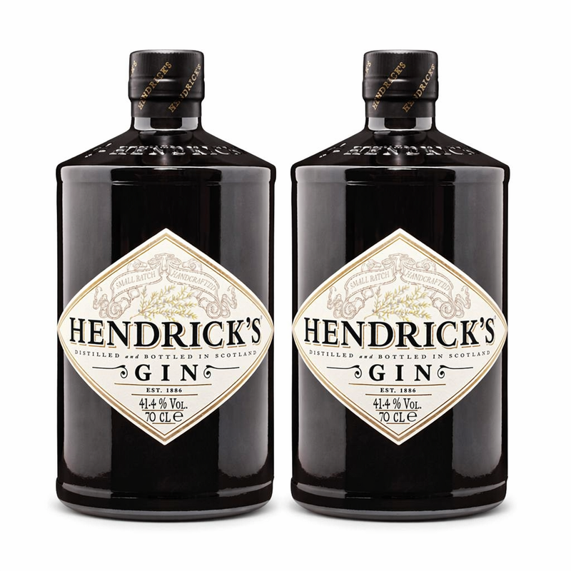 Pack of 2 -Hendrick's gin 70cl