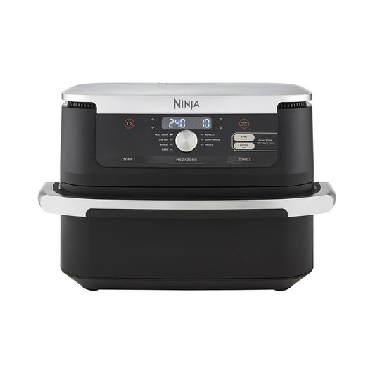 Ninja Foodi FlexDrawer Air Fryer: 10.4L Dual Zone 7-in-1 Appliance for Air Frying, Roasting, Baking. Uses No Oil, Max Crisp, Black