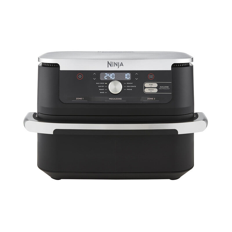 Ninja Foodi FlexDrawer Air Fryer: 10.4L Dual Zone 7-in-1 Appliance for Air Frying, Roasting, Baking. Uses No Oil, Max Crisp, Black