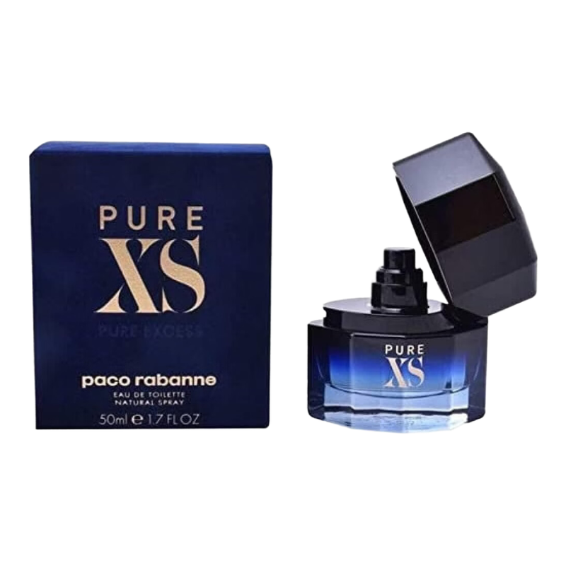 Paco Rabanne Pure XS Eau de Toilette 100ml for Men - An Intensely Addictive Scent with Spicy & Woody Notes