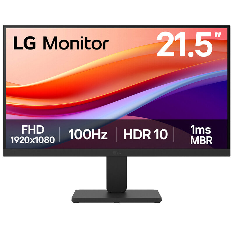 LG 22U401A-B 22" VA FHD 100Hz Office Monitor with HDMI, Ideal for Productivity & Comfortable Viewing